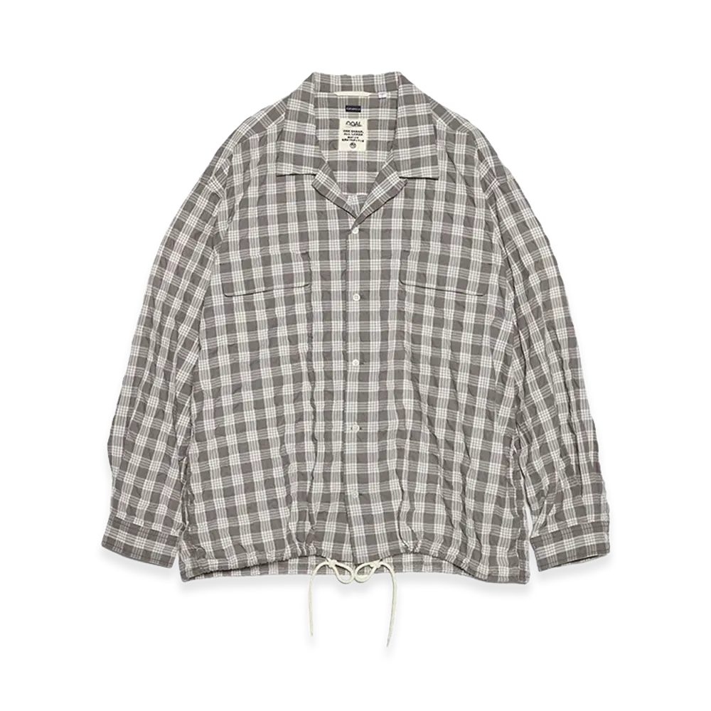 nanamica Palaka Check Shirt "Gray"
