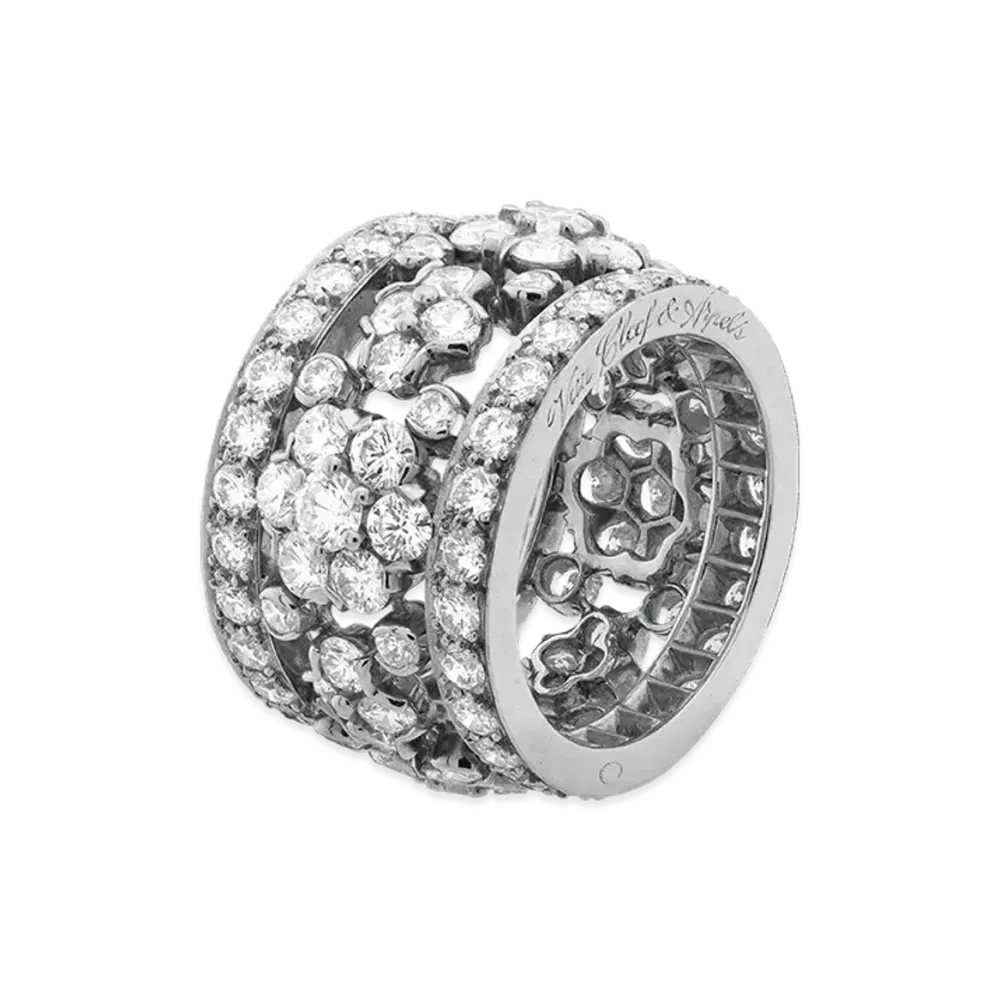 Van Cleef & Arpels Snowflake ring "18K White gold/Diamond"