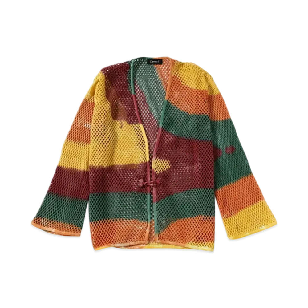 BEAMS Lamrof / Ami Art Cardigan "Mulch Mix"