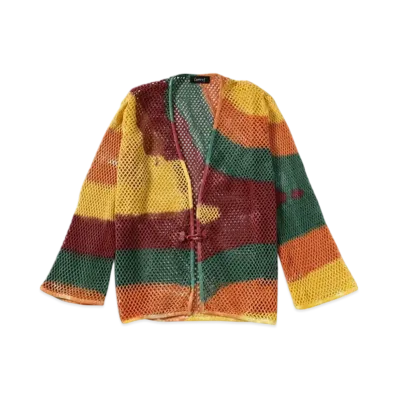 BEAMS Lamrof / Ami Art Cardigan "Mulch Mix"