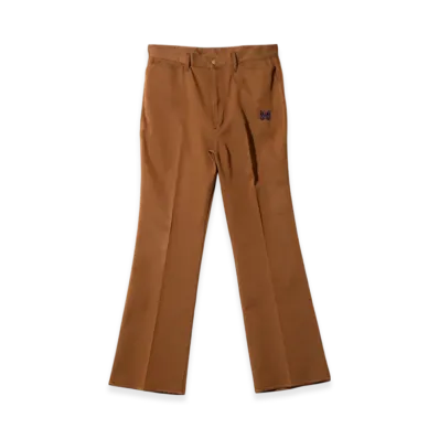 NEEDLES Boot-Cut Jean - Poly Twill "Brown"