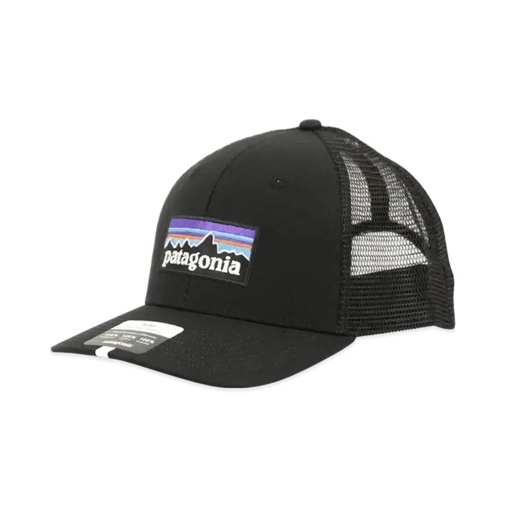 Patagonia P-6 Logo Trucker Hat "Black"