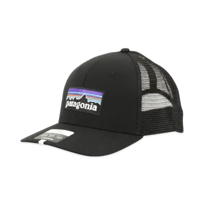 Patagonia P-6 Logo Trucker Hat "Black"