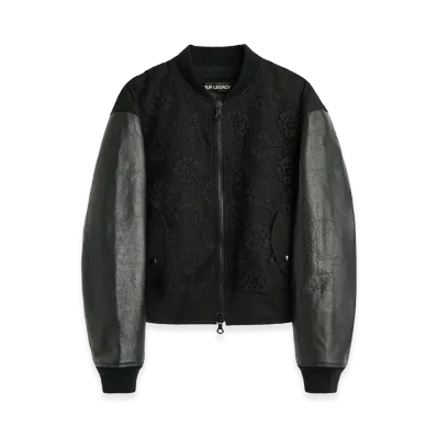 OUR LEGACY Women's Stage Bomber "Studio Black Micro Canvas"