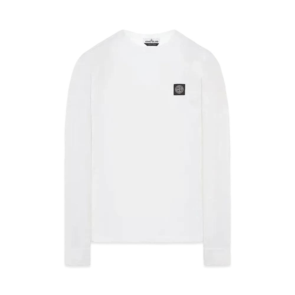 Stone Island 22713 60/2 COTTON JERSEY_SLIM FIT "White"