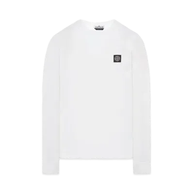 Stone Island 22713 60/2 COTTON JERSEY_SLIM FIT "White"
