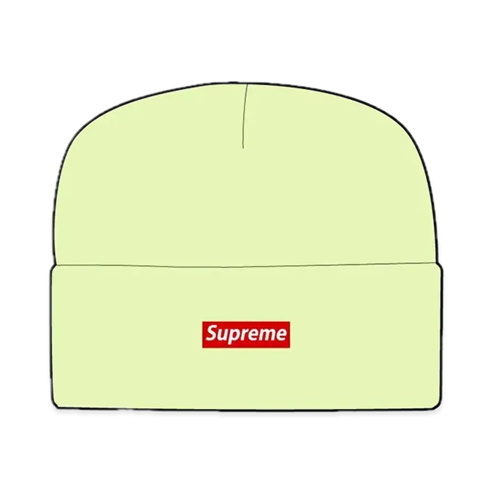 Supreme Facemask Beanie "Lime"