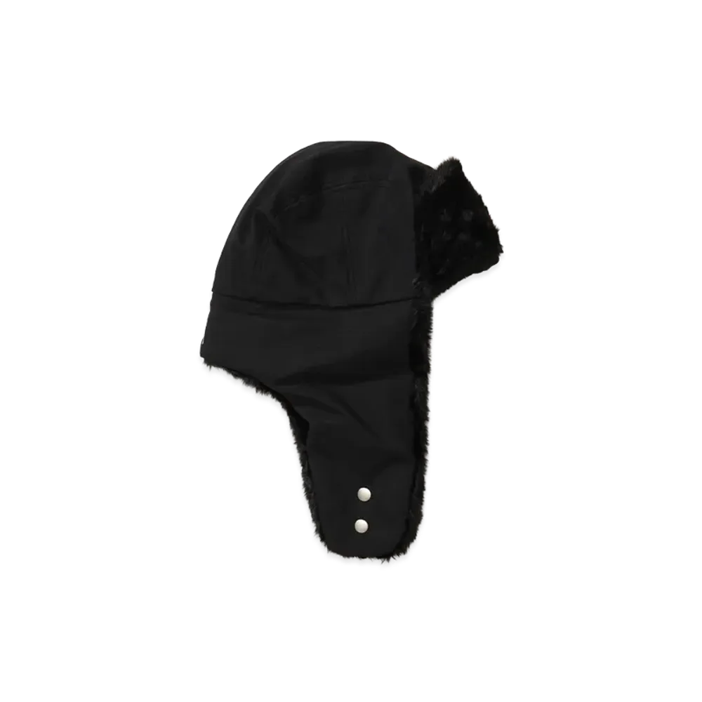 Stussy Ripstop Trapper Cap "Black"