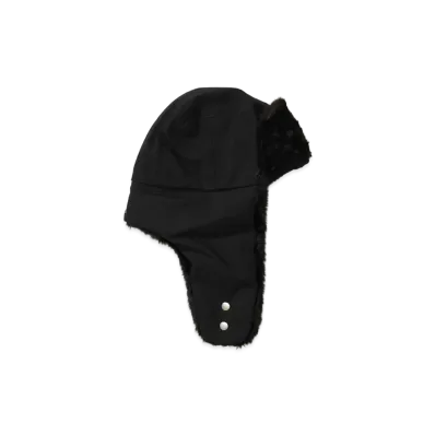 Stussy Ripstop Trapper Cap "Black"