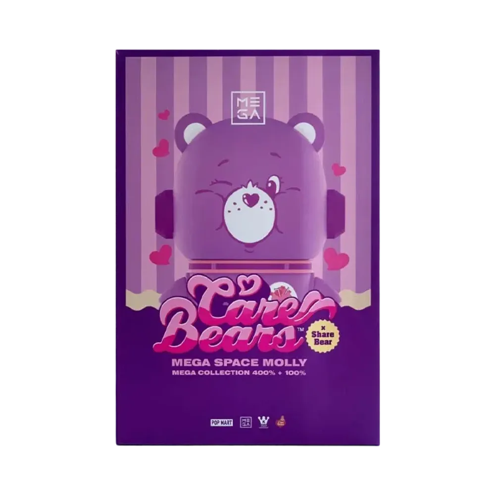 POP MART "MEGA COLLECTIONS" 400%+100% SPACE MOLLY x Share Bear