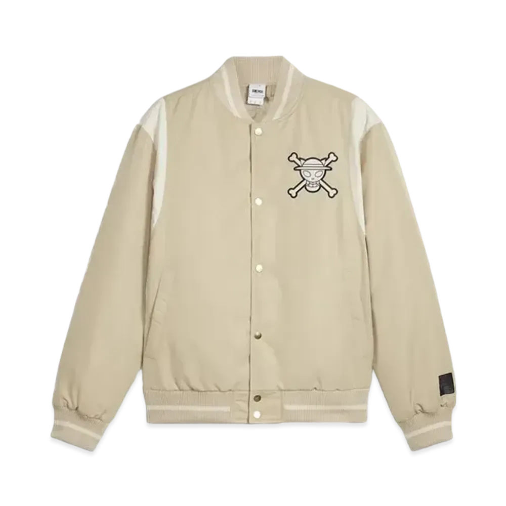 PUMA x One Piece Varsity Jacket "Putty"