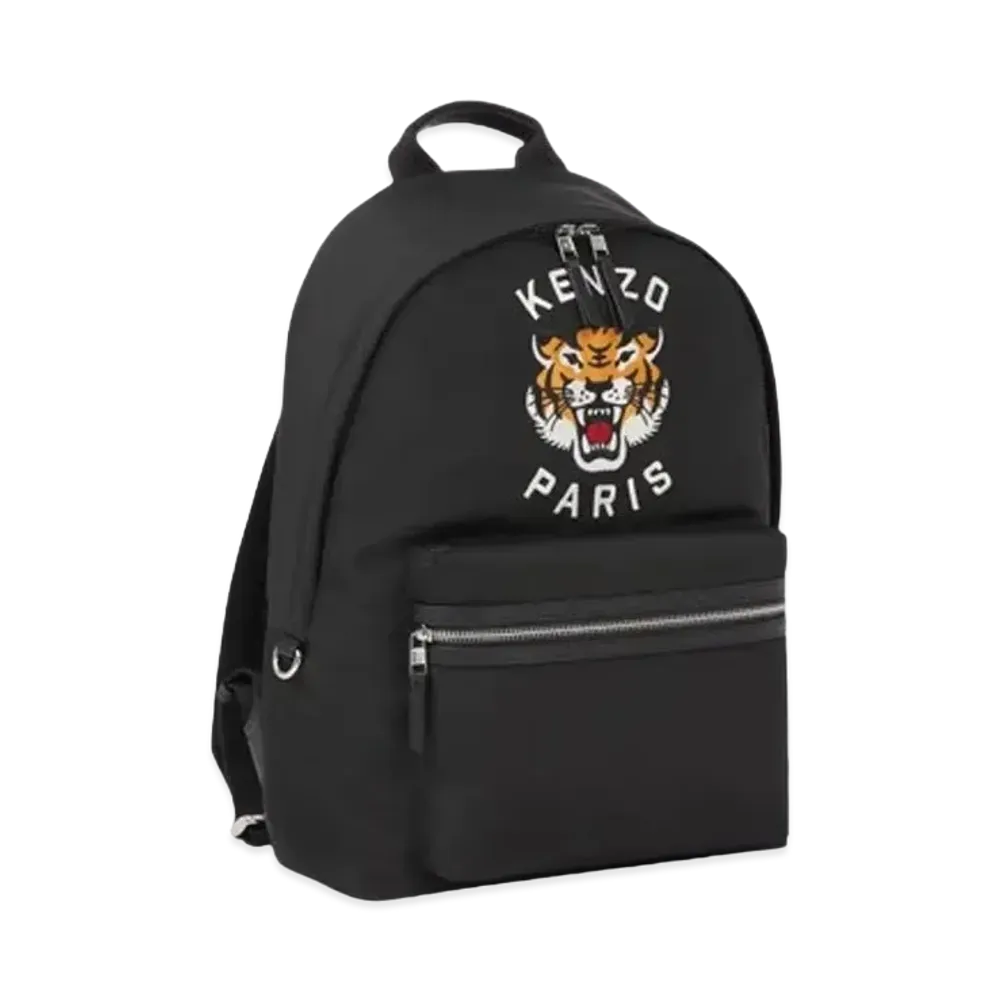 KENZO 'VARSITY' Embroidery Backpack "Black"