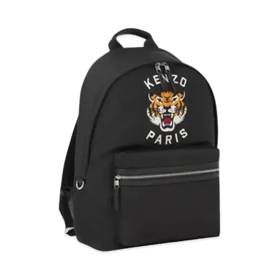 KENZO 'VARSITY' Embroidery Backpack "Black"