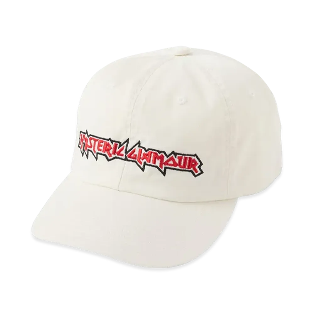 HYSTERIC GLAMOUR Maiden Logo Embroidered Cap "White"
