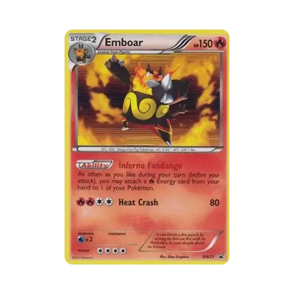 エンブオー P [BW21]【英語版】(ブラック&ホワイト「プロモーションカード」)
