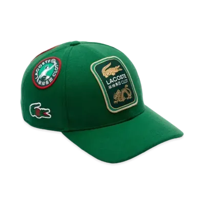 LACOSTE x CLOT Pique Cap "Green"