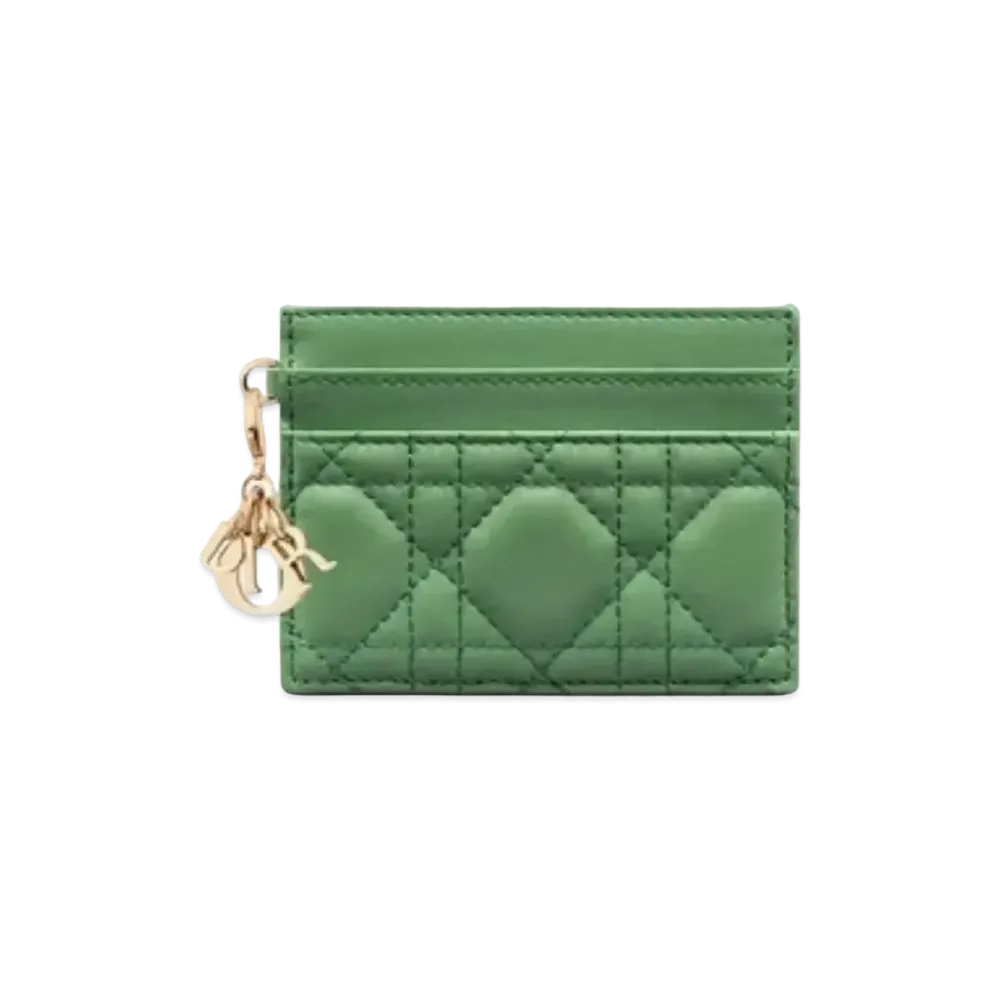 Dior Card Holder "Emerald Green"
