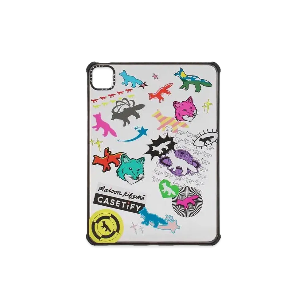 CASETIFY x MAISON KITSUNE Logo Stickers Ipad Case Pro 12.9 "Multi"