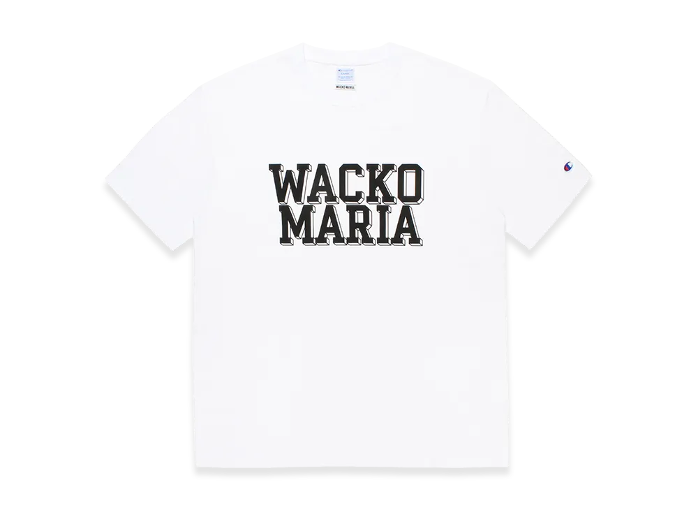WACKO MARIA x Champion Heavy Weight T-Shirt "White"