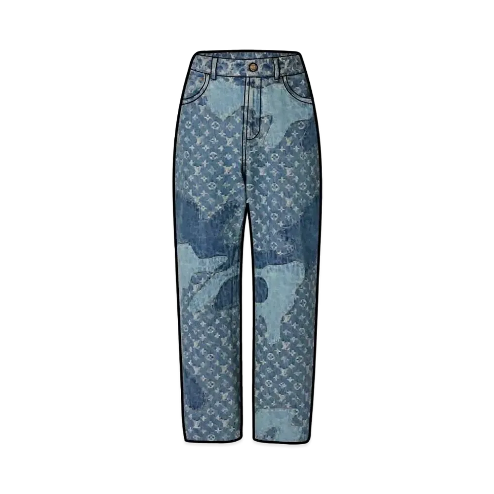 Louis Vuitton x NIGO MONOGRAM PATCHWORK REG DENIM "Denim"