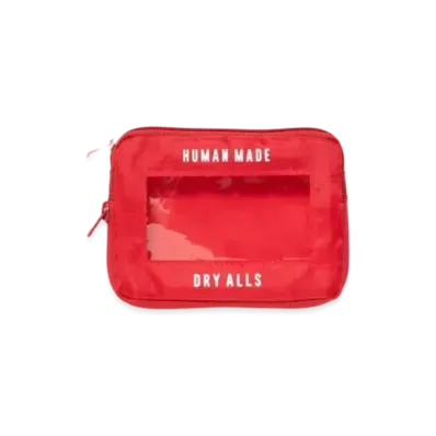 HUMAN MADE TRAVEL CASE SMALL "Red"