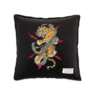 WACKO MARIA x Tim Lehi Velveteen Cushion "Black"