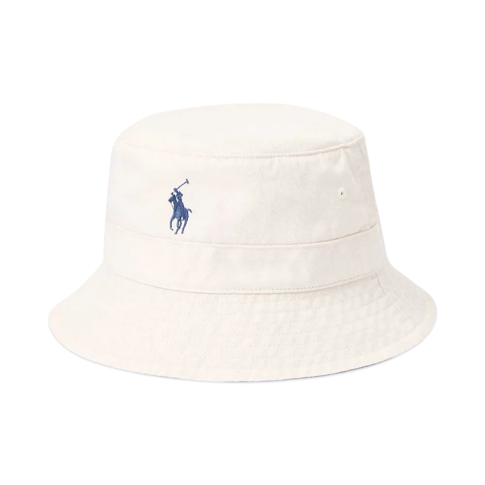Polo Ralph Lauren Cotton Bucket Hat "White"