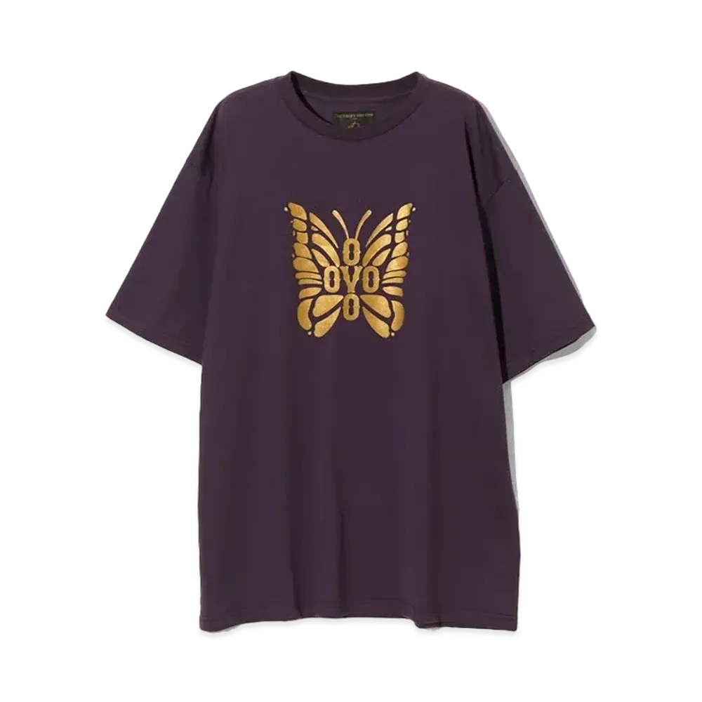 Needles x OCTOBER’S VERY OWN S/S Crew Neck T "Purple"