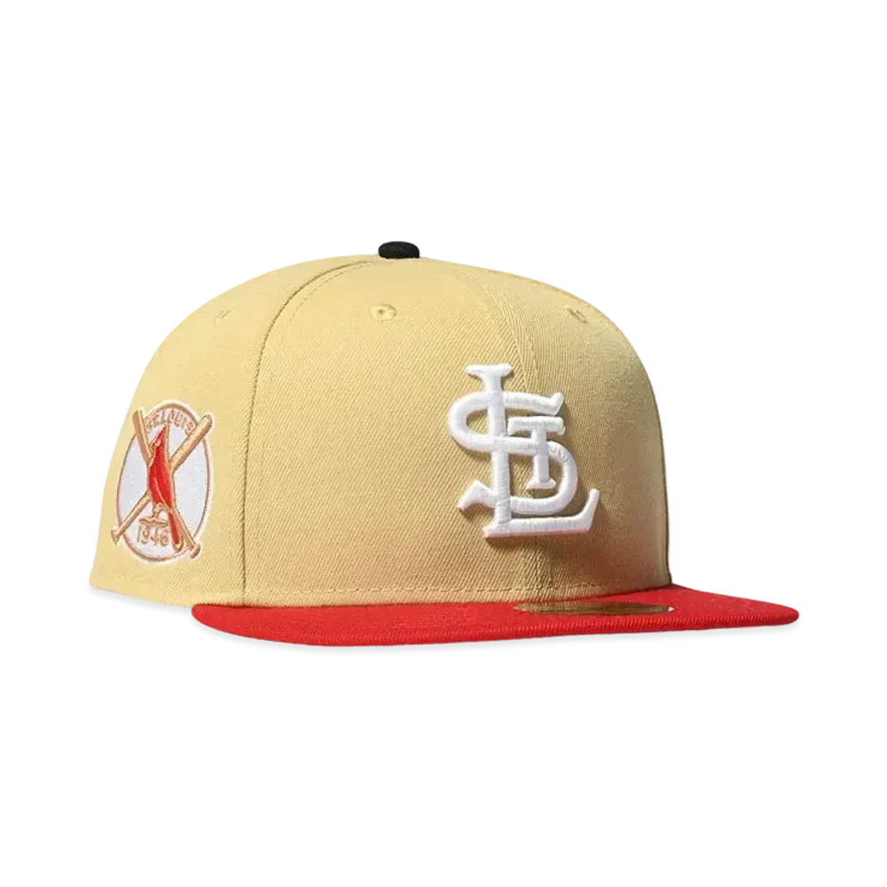 NEW ERA St.LOUIS CARDINALS 1946 WS 59FIFTY "VEGAS GOLDxSCARLET"