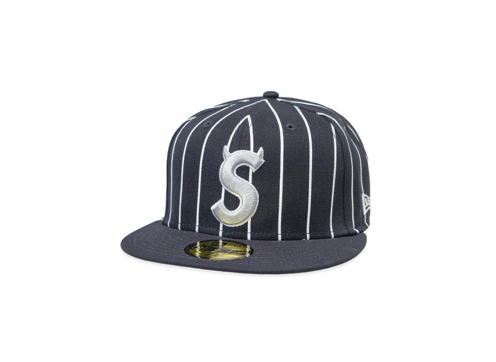 Supreme Devil S Logo New Era "Stripe"
