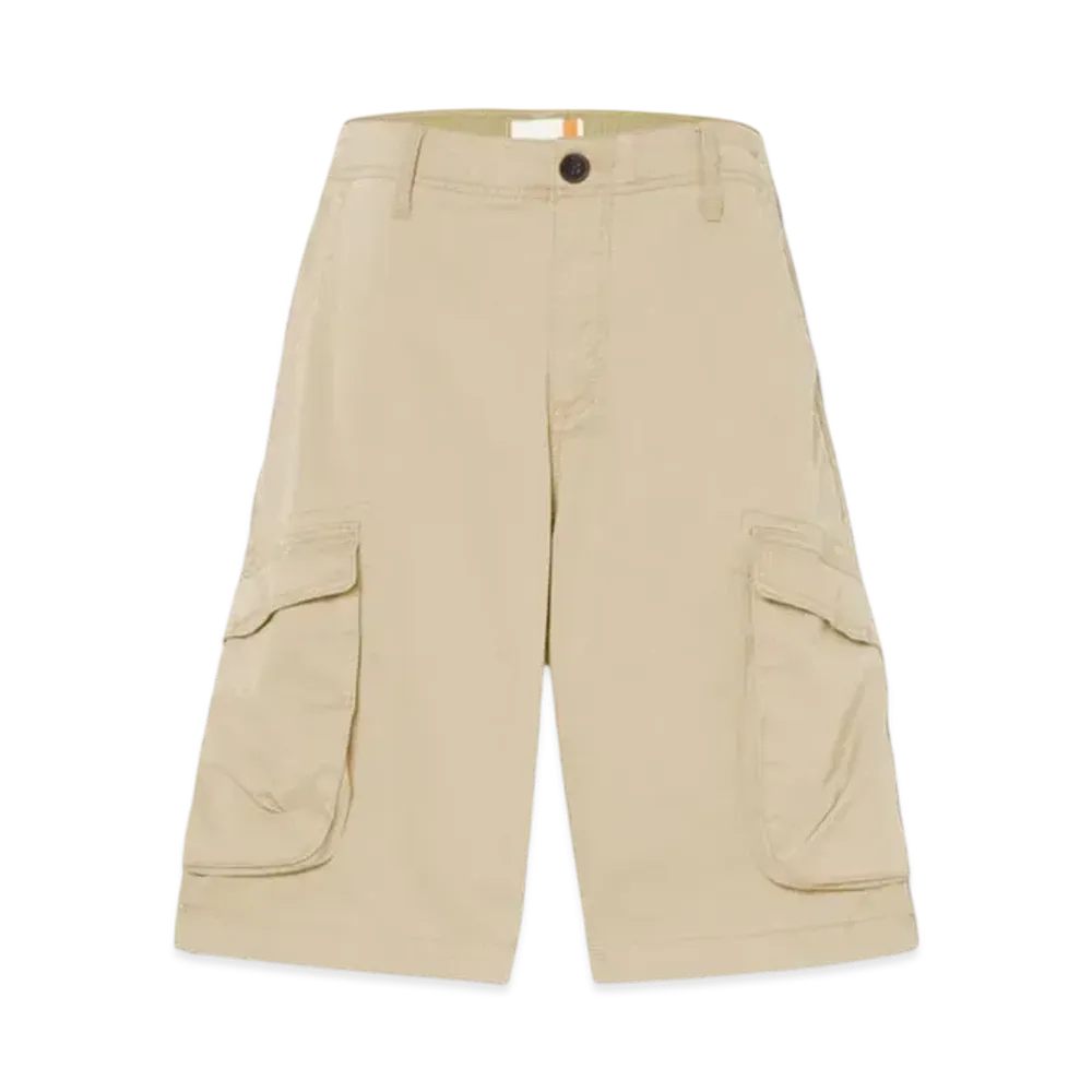 Timberland Men's Heritage Relax Twill Cargo Shorts "Light Brown"