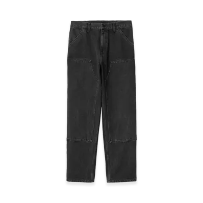 Carhartt WIP Double Knee Pant "Black(Stone Washed)"