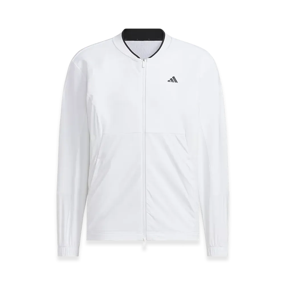 adidas Golf Windproof Full-Zip Jacket "White"