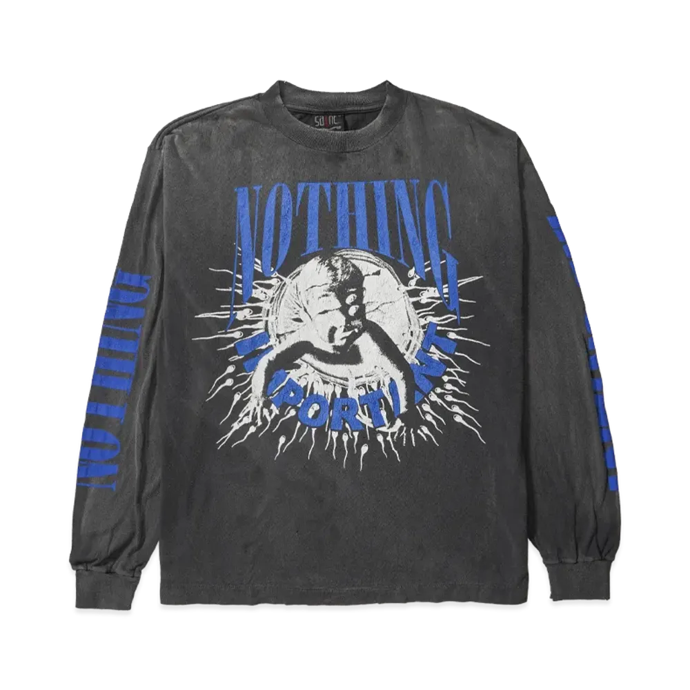 SAINT Mxxxxxx x Kosuke Kawamura KK_LS Tee_Nothing Imp "Black"