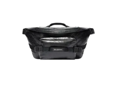 BALENCIAGA Army Large Beltbag In Arena Lambskin "Black"