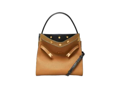 Tory Burch Lee Radziwill Double Bag "Tiger'S Eye"