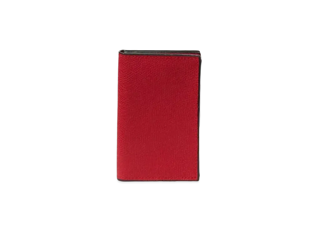Valextra Business Card Case "Red"