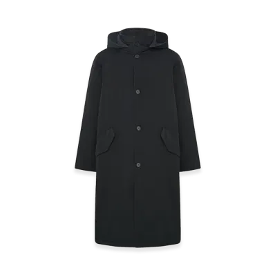 The Row Nikar Technical Cotton Coat "Black"