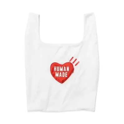 HUMAN MADE Packable Nylon Tote "White"