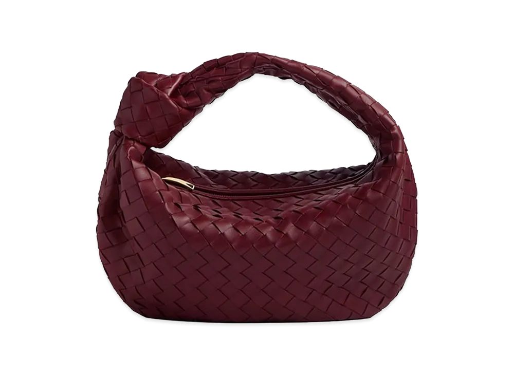 Bottega Veneta Women's Ex Teen Jodie Handbag "Burgundy"