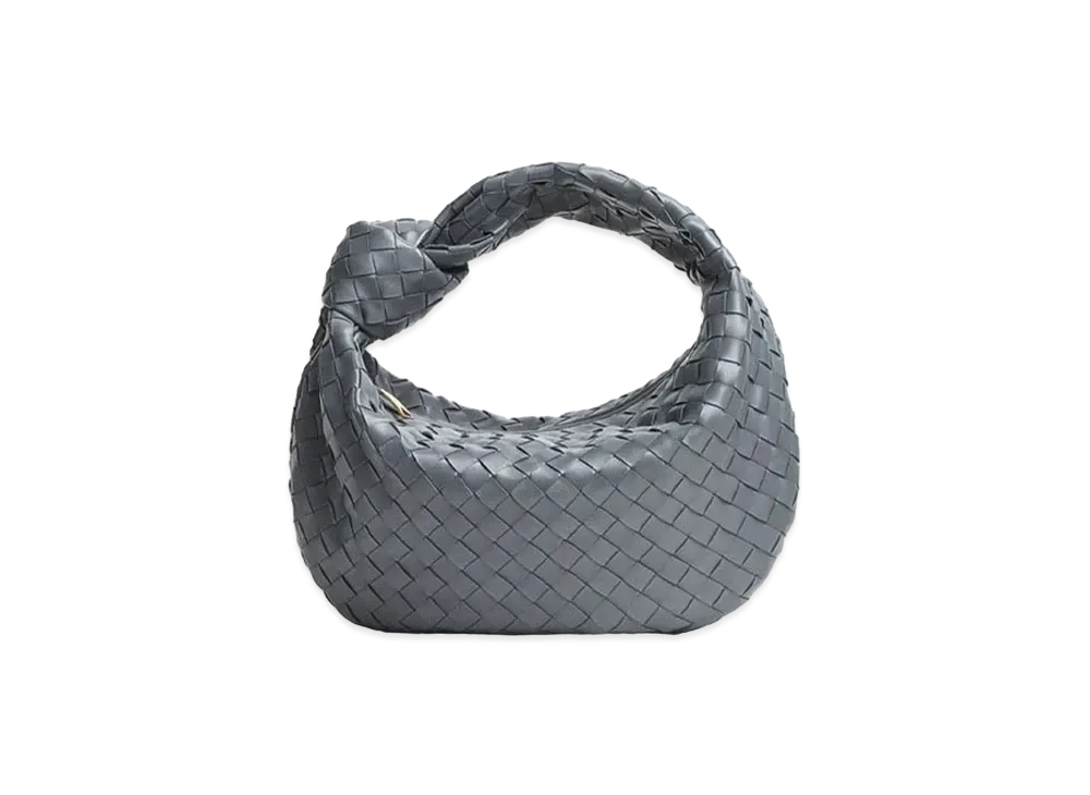 Bottega Veneta Teen Jodie Shoulder Bag "Lightning Gray"
