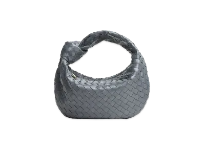 Bottega Veneta Teen Jodie Shoulder Bag "Lightning Gray"