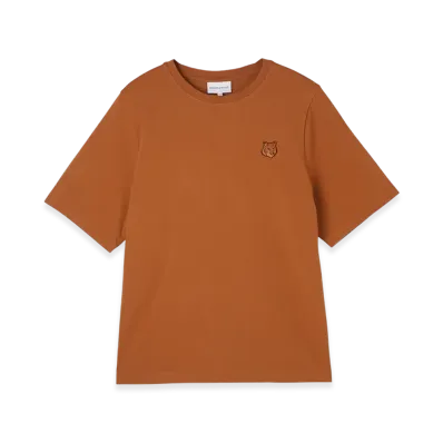 Maison Kitsune Bold Fox Head Patch Comfort T-Shirt "Tobacco"