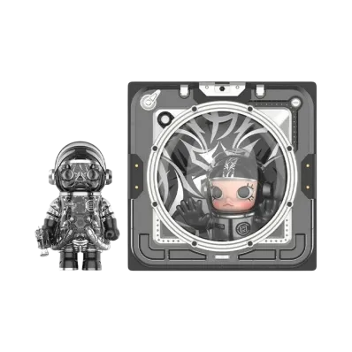 POP MART "MEGA COLLECTIONS" SPACE MOLLY CLOT-Black Alienegra Set