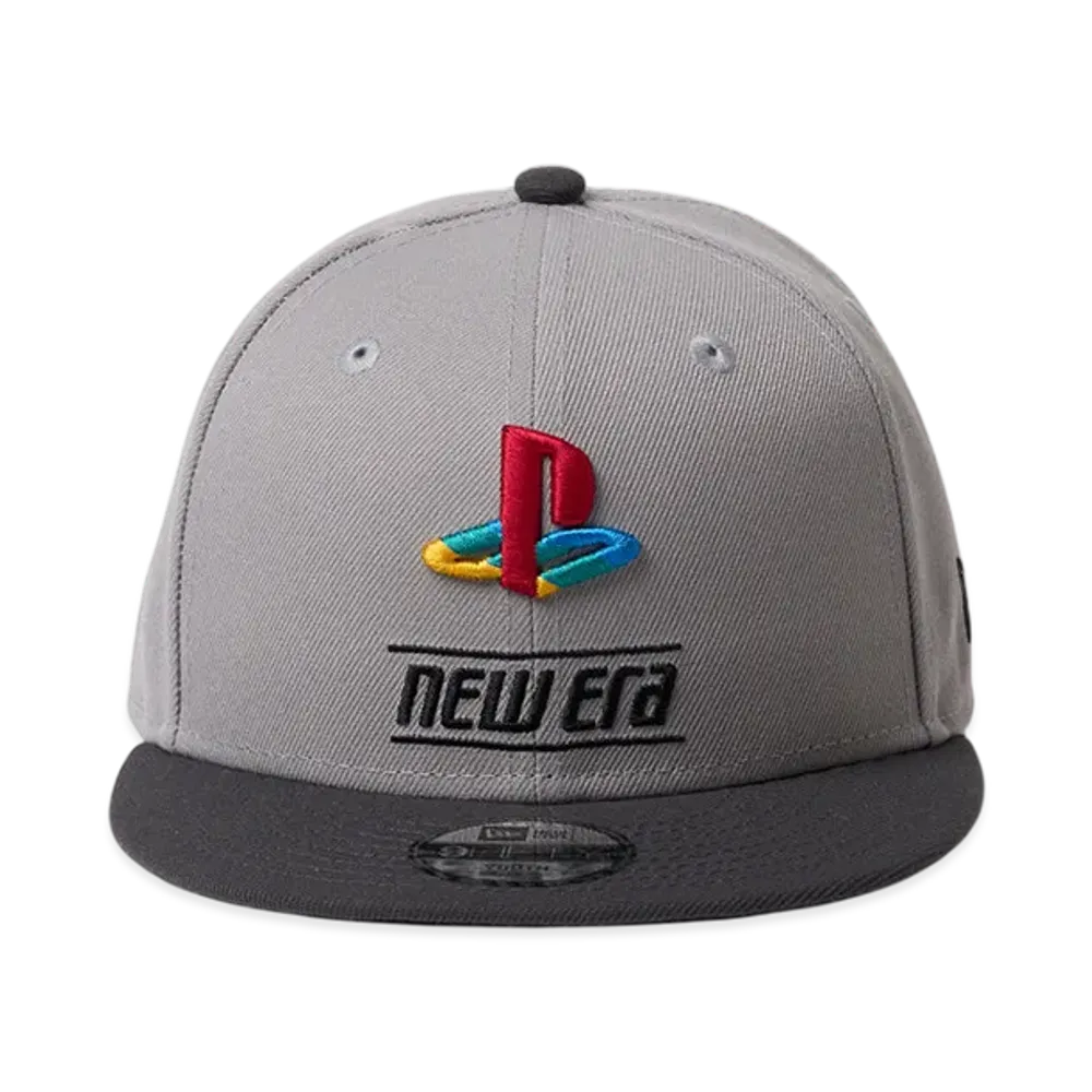 NEW ERA x PlayStation Youth 9FIFTY Family Mark New Era Logo Kids "Grey/Dark Graphite"