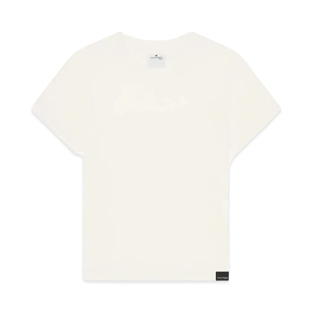 Courreges AC Stonewashed T-Shirt "Heritage White"