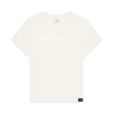 Courreges AC Stonewashed T-Shirt "Heritage White"