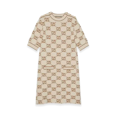GUCCI Women's Cruise Dresses "Beige"