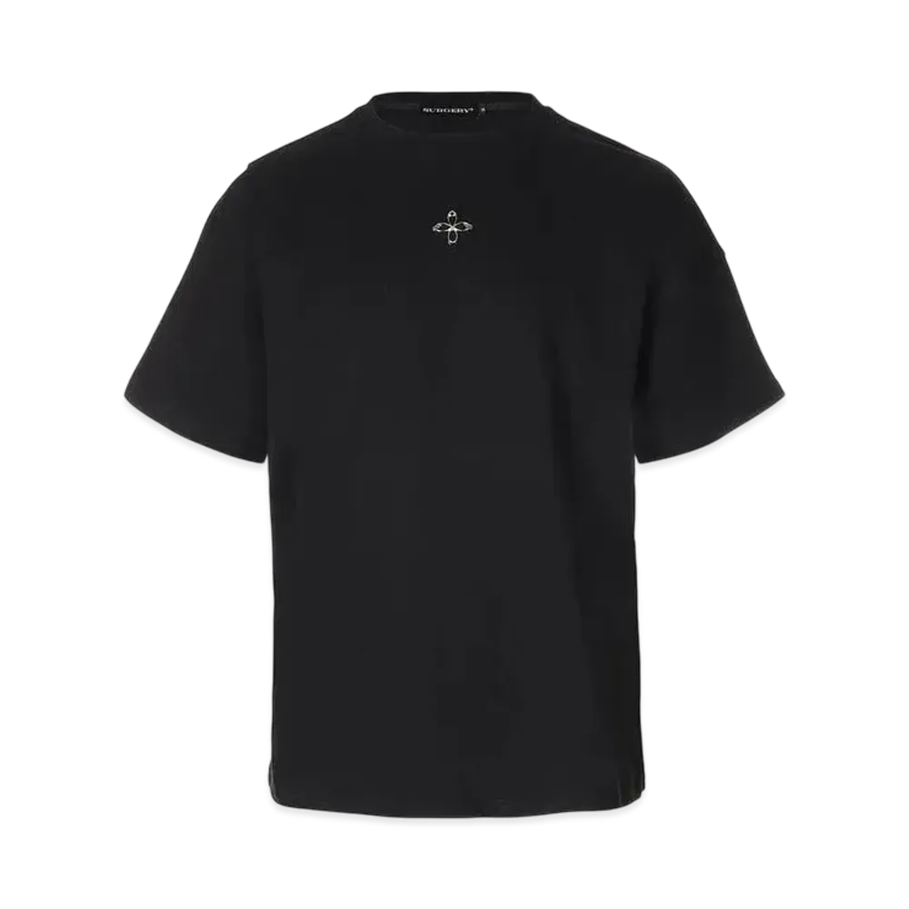 SURGERY Unbalance Metal Clover Logo Slim T-Shirt "Black"