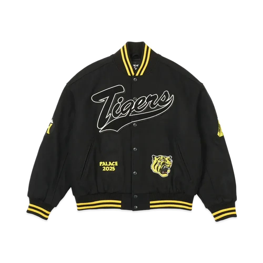 PALACE Hanshin Tigers Varsity Jacket "Black"